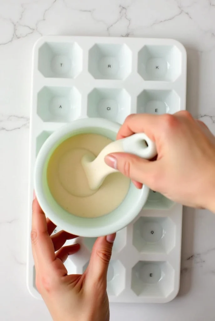 DIY skin gels made with aloe, turmeric, cucumber, and green tea in glass jars