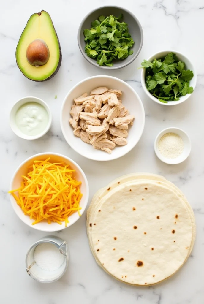 Golden grilled Chicken Avocado Ranch Burritos filled with creamy avocado, cheddar, and ranch, sliced in half on a rustic white plate