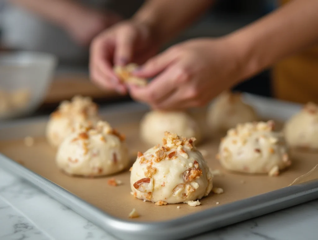 Golden baked crab bombs made with jumbo lump crab meat, served with lemon wedges
