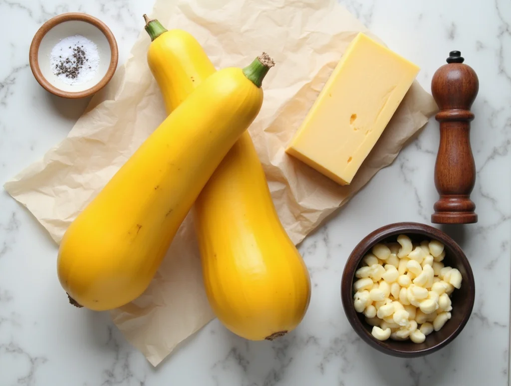 Golden baked squash rounds topped with melted Parmesan, served on parchment