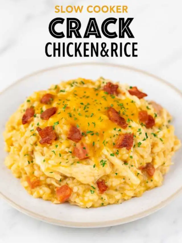 Slow Cooker Crack Chicken and Rice