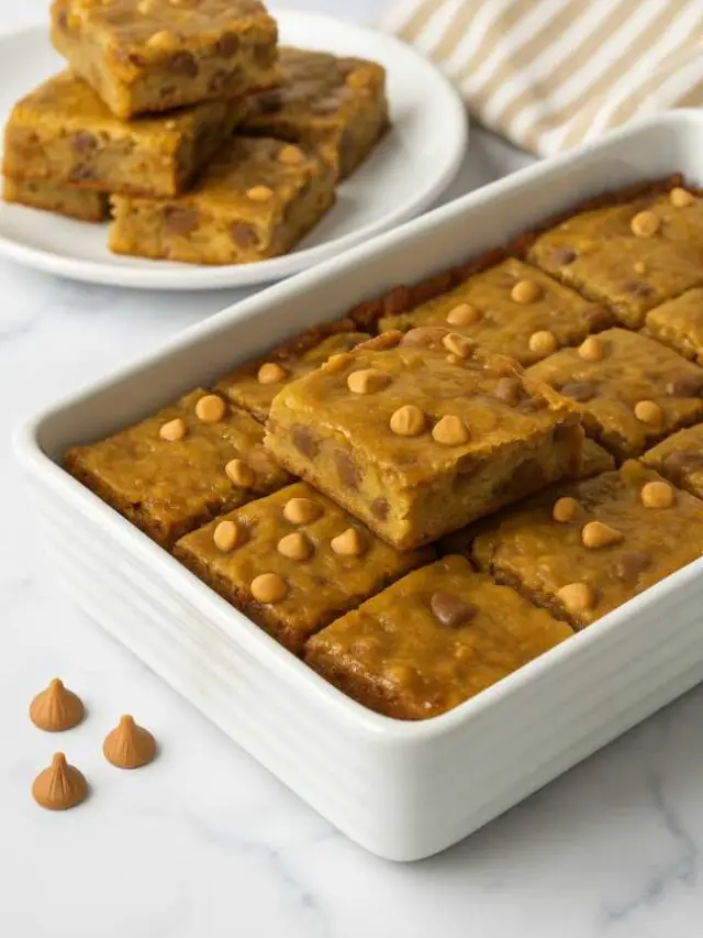 Butterscotch Toffee Cookie Bars