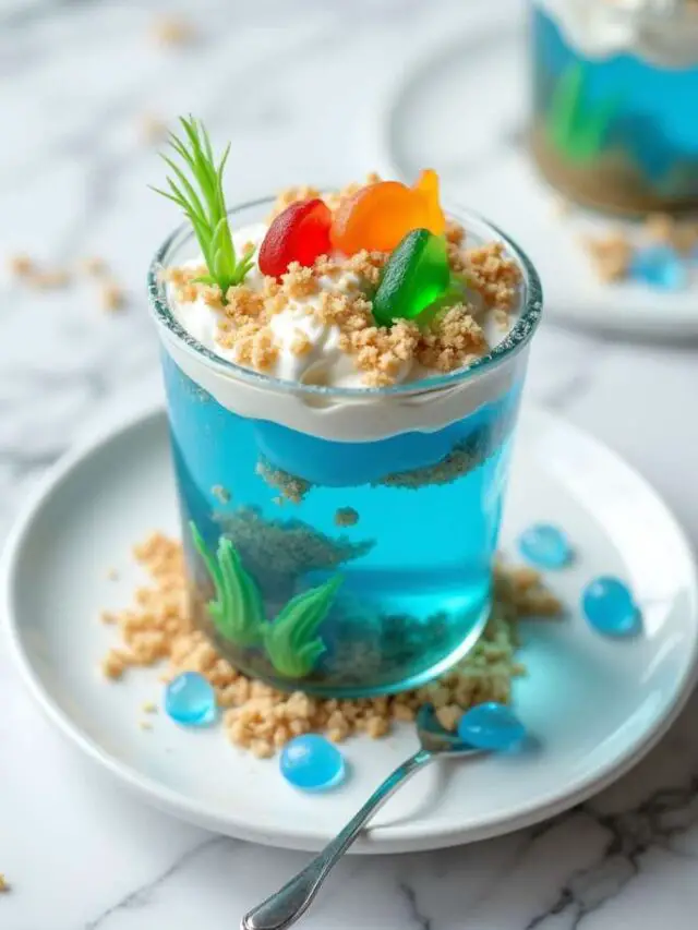 Edible Aquarium Parfait
