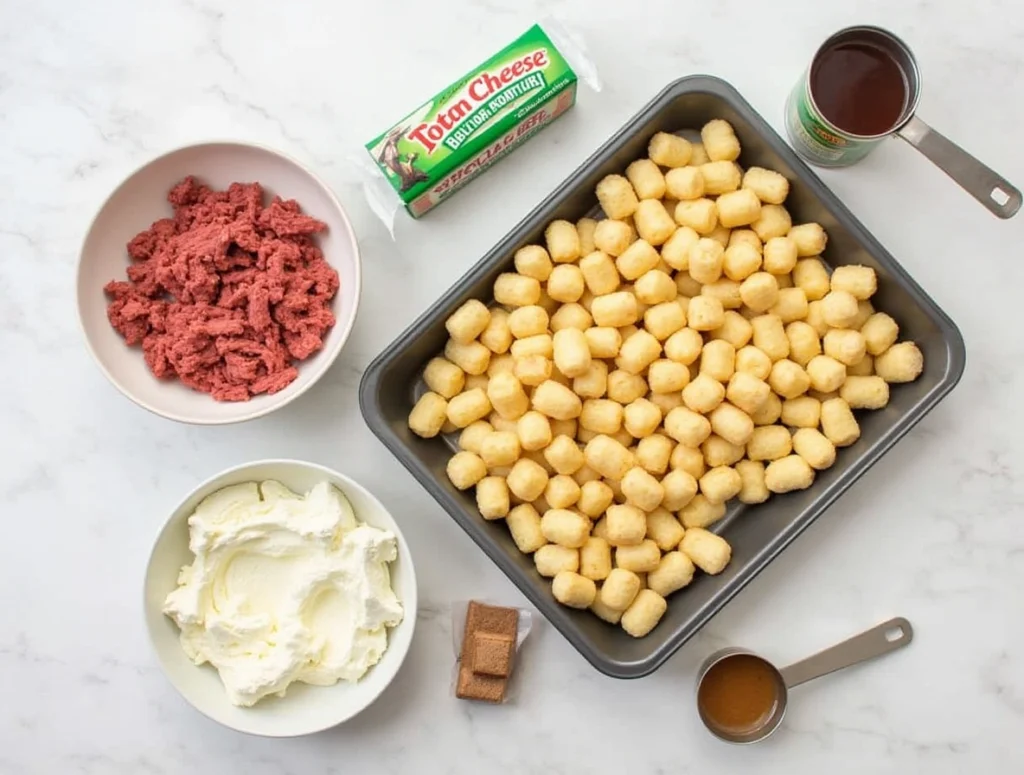 Delicious Angel Beef Casserole – The Creamy Tater Tot Dinner Everyone Will Love